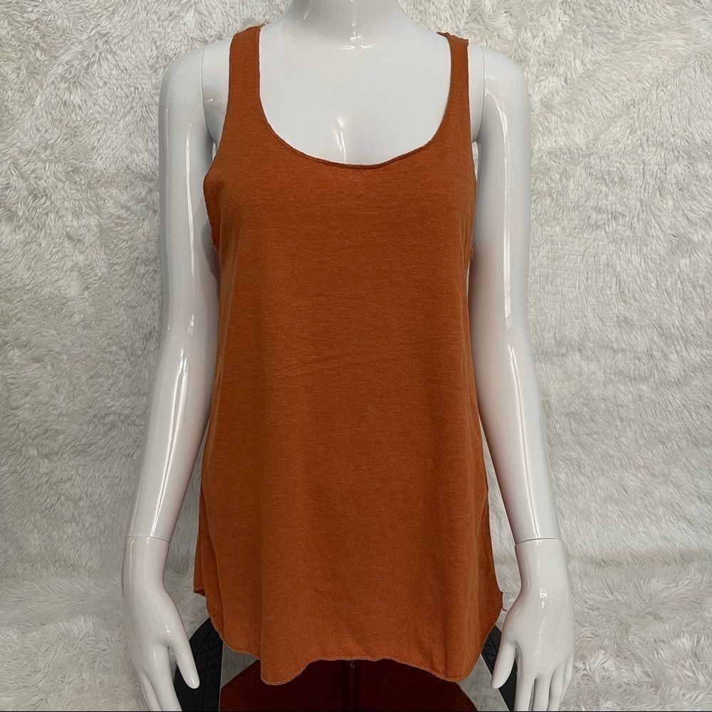 NWOT Over the Limit Orange Racerback Tank‎ Top M - Picture 4 of 14